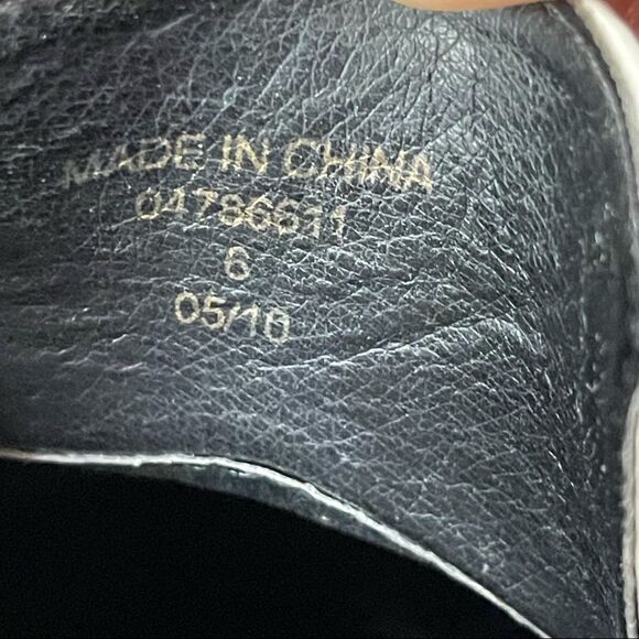 ASOS White with Black Band Pointy Loafers Size 6 - Picture 7 of 10